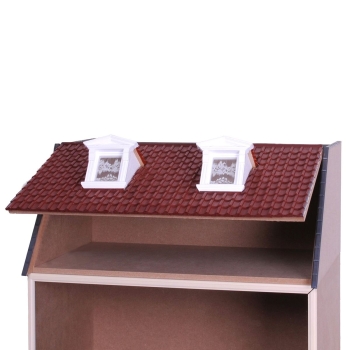 Small MODULE BOX HOUSE with roof dormers