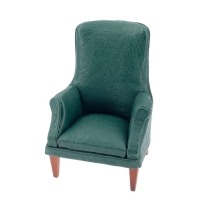 Green 'Leather' Porter's Chair