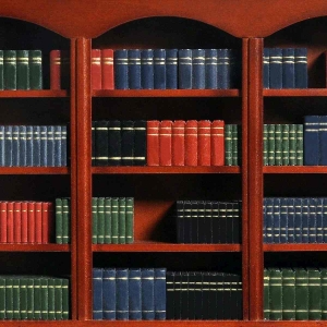 Mock books made from wood