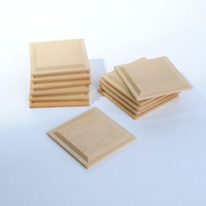 Square wood panels