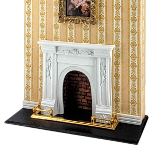 Victorian fireplace mantle