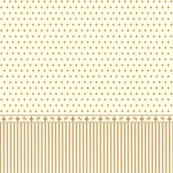 Wallpaper with stripes and borders