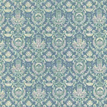 Fountain motif wallpaper