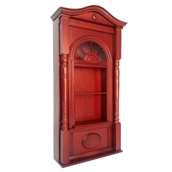 Open cupboard with cornice