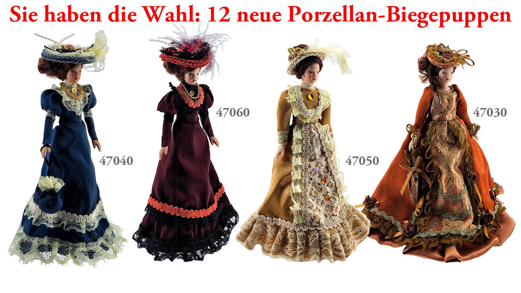 Bending dolls made of porcelain Bending dolls made of porcelain