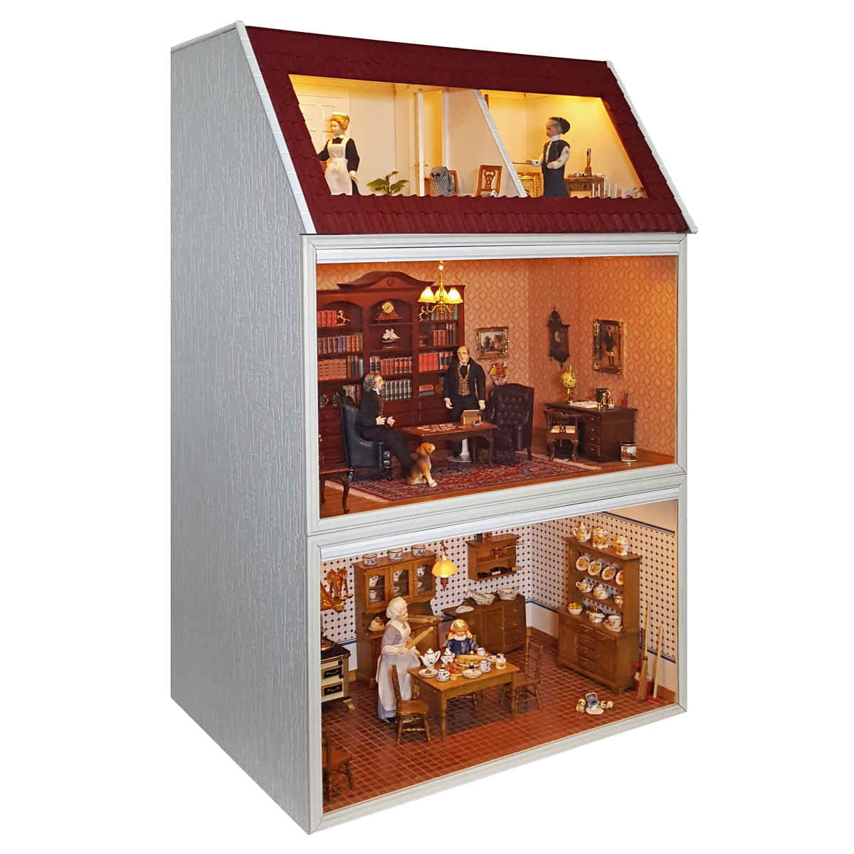 MODULE BOX HOUSE with Top floor and studio window